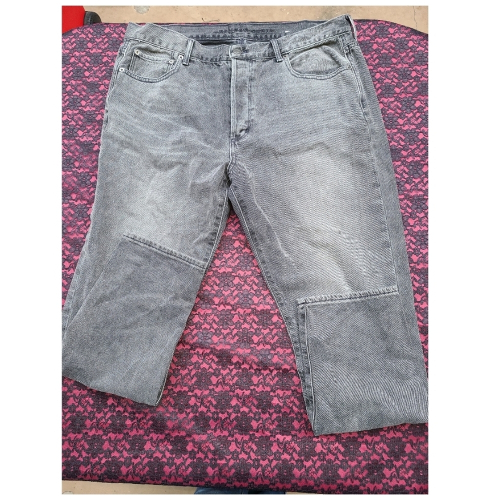 American Eagle Outfitters Black Faded Straight Leg Jeans Size 14